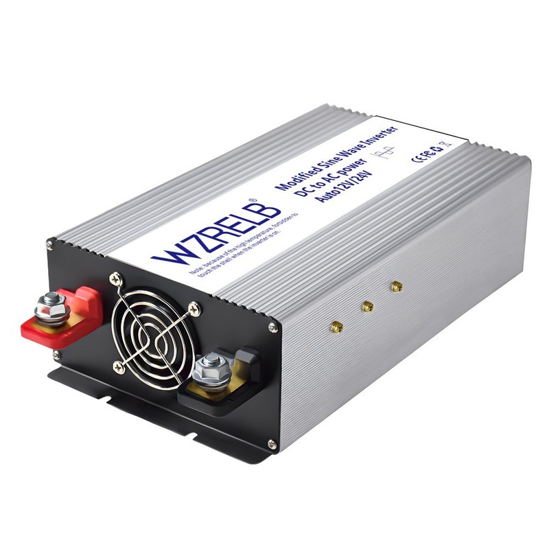1500W Modified Power Inverter Power Converter 12V 24V to 120V Truck Home Solar