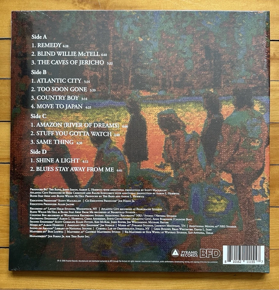 The Band – Jericho 2LP Blue Vinyl RSD Black Friday 2025 NEW/SEALED - Image 2 of 2