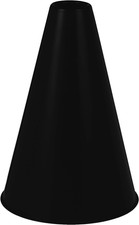 Sports Party Noisemakers Plastic Megaphone, Black
