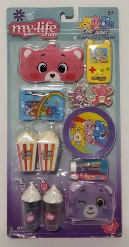 My Life As Care Bears Slumber Party 13-Piece Playset for 18" Dolls