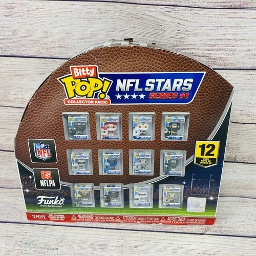 Funko Bitty Pop! NFL Stars Collector Set of 12 Figures Mahomes, Jackson +