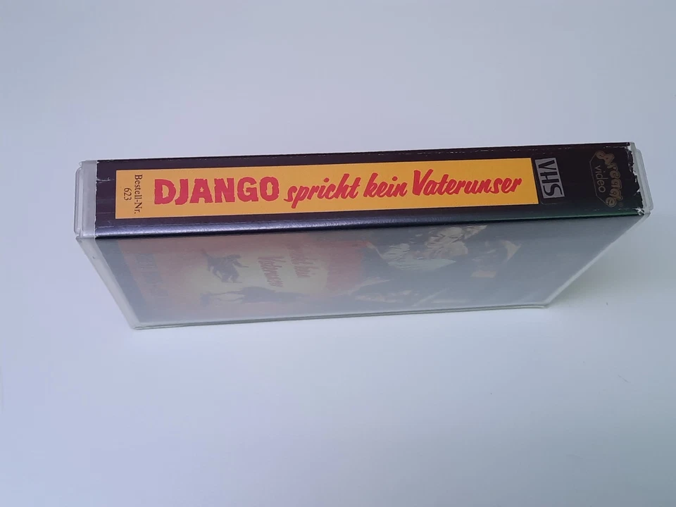 Django spricht kein Vaterunser 1968 VHS German PAL Arcade Video Glasbox Einleger - Bild 3 von 4