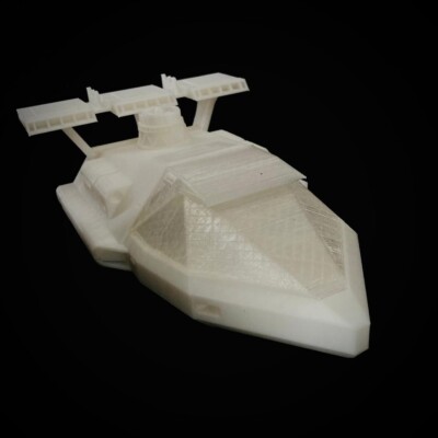V-35 Courier Landspeeder For 3.75 IN (1:18) Figure Diorama (Un-painted)