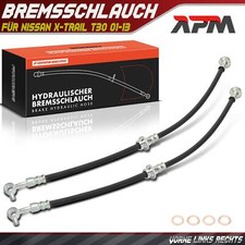 2x Bremsschlauch Bremsschläuche Vorne Links Rechts für Nissan X-Trail T30 01-13