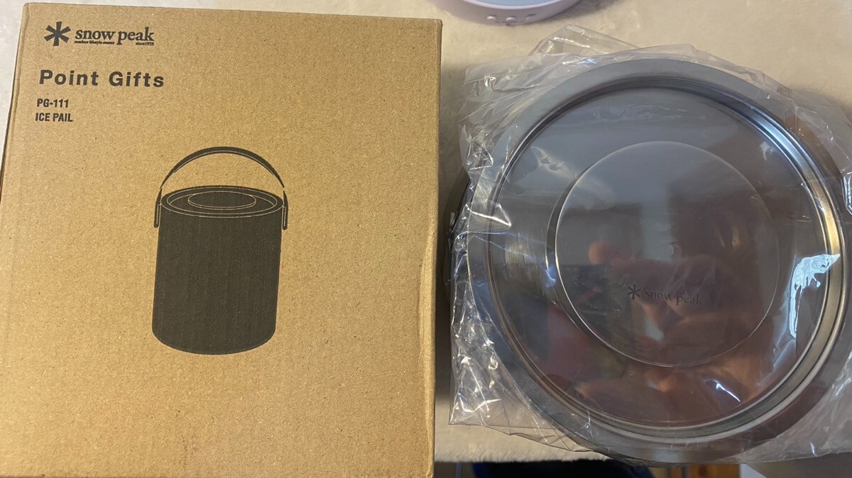 Snow peak outdoor tableware point gift limited PG-111 ice Snow peak outdoor tableware point gift limited PG-111 ice