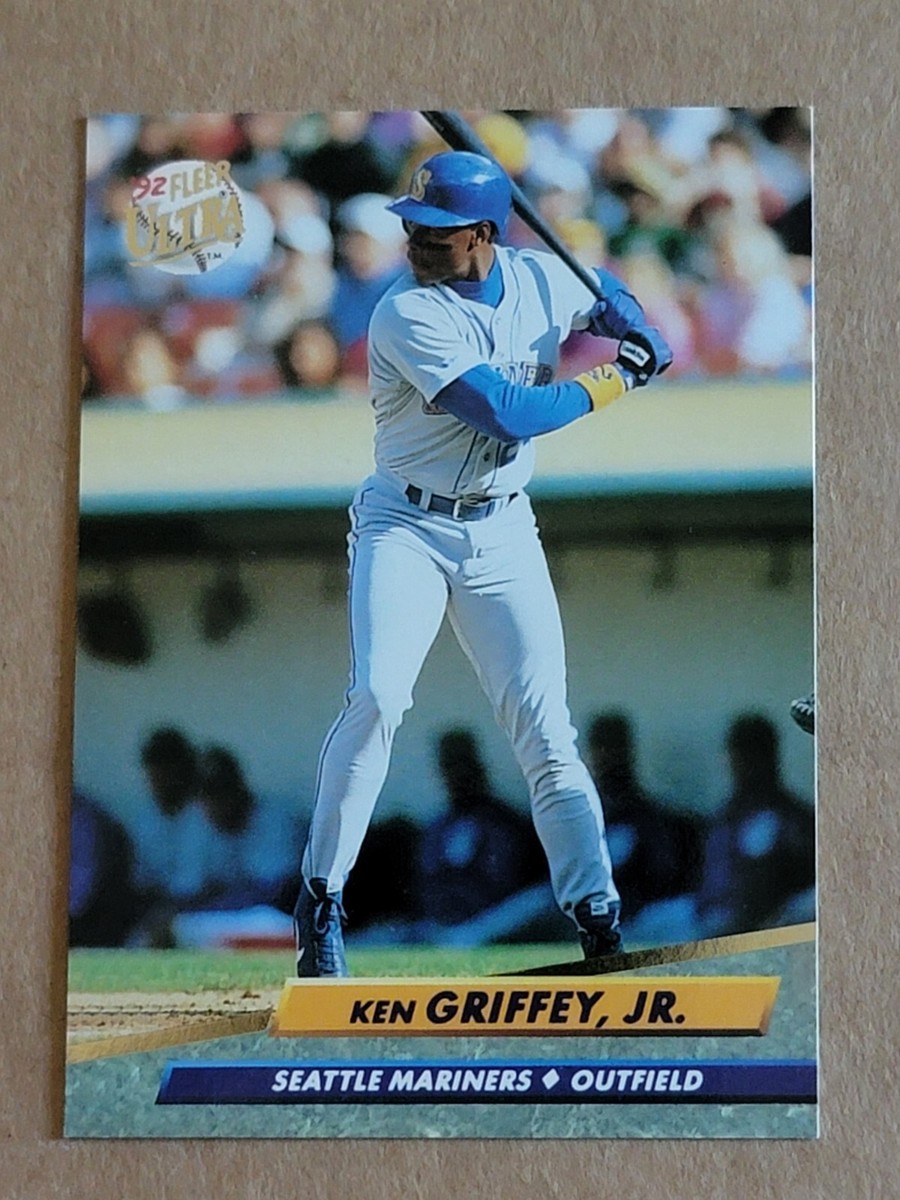 Ken Griffey Jr 1992 Fleer Ultra Baseball Card #123 Seattle