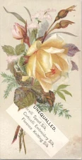 Isaac D. Allen & Co - Corticelli Spool Silk - Antique Victorian Trade Card