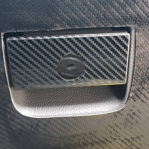 Carbon fiber color Glove Boxes Cover Fit for Ford Everest Endeavour 2015-2020 - Picture 2 of 12