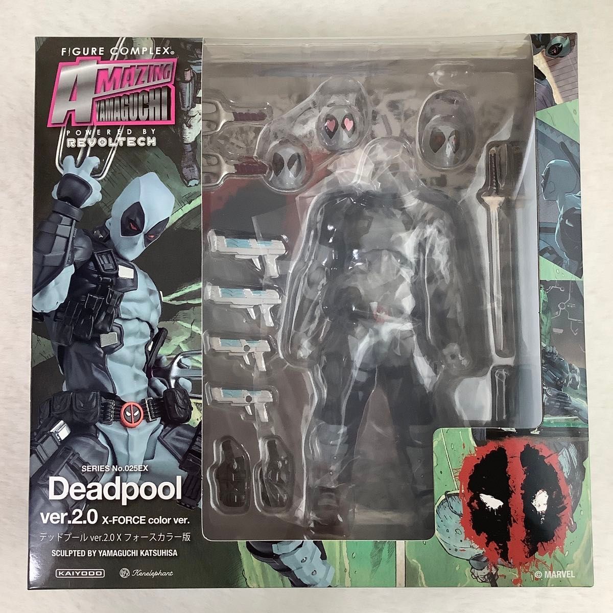 ScoLar - フィギュアコンプレックス アメイジングヤマグチ No.025EX Deadpool ver.2.0 X-FORCE color ver.(デッドプール ver.2.0 Xフォースカラー版) 完成品 可動フィギュア 海洋堂 Amazon.co.jp: 海洋堂 figure complex AMAZING YAMAGUCHI