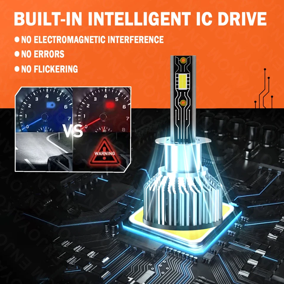 Combo 6x faros LED HID + luces antiniebla blancas para BMW 740iL 1999-2001 Foto 3 de 4