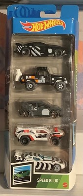 Hot Wheels Speed Blur 5 pack  13 Mustang GT 1967 Jeepster Commando