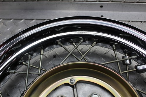 1987 YAMAHA VIRAGO 535 XV535 REAR WHEEL RIM 94430-15544-00 MT3.00X15 - Picture 4 of 12