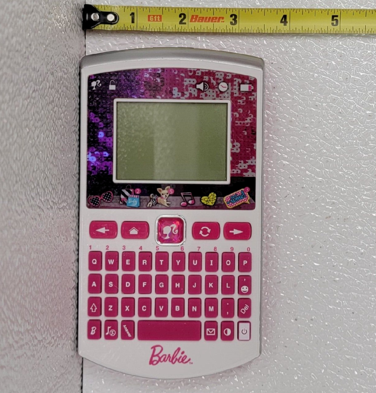 Barbie Oregon Scientific Handheld Pocket Education Learn Games Mattel HE0468-12