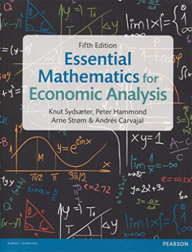 Essential Mathematics For Economic Analysis Pdf