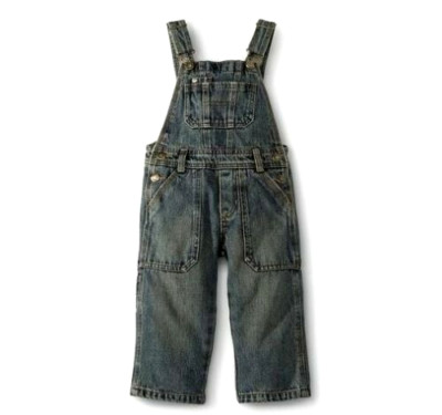 Genuine Kids from OshKosh Toddler Denim Overall Size 12M Blue NEW
