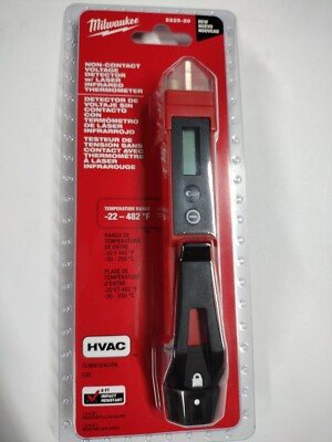 Milwaukee 2225-20 Non-Contact Voltage Detector w/ Laser Infrared Thermometer