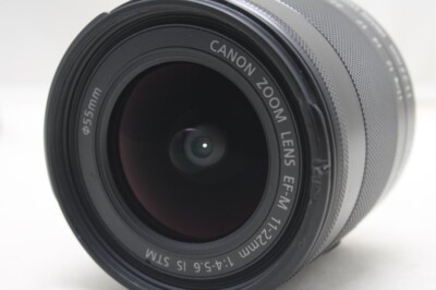 Canon EF-M 11-22mm F4-5.6 IS STM Zoom Lens 2.0x Autofocus Canon EF