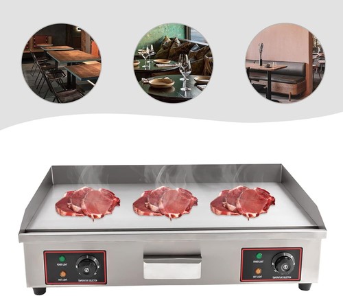 4400W Elektro Grillplatte Griddleplatte Gastro Griddle Grill Bratplatte Bräter - Bild 2 von 21