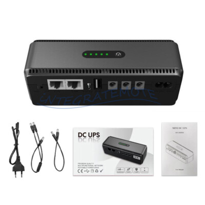 DC 5V 9V 12V Battery Backup UPS Uninterruptible Power Supply 8800mah/10400mah