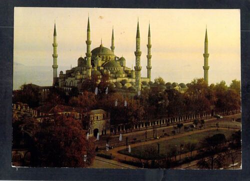 D8530 Turkey Istanbul Sultanahmet Mosque Pu1972 postcard - Picture 1 of 2