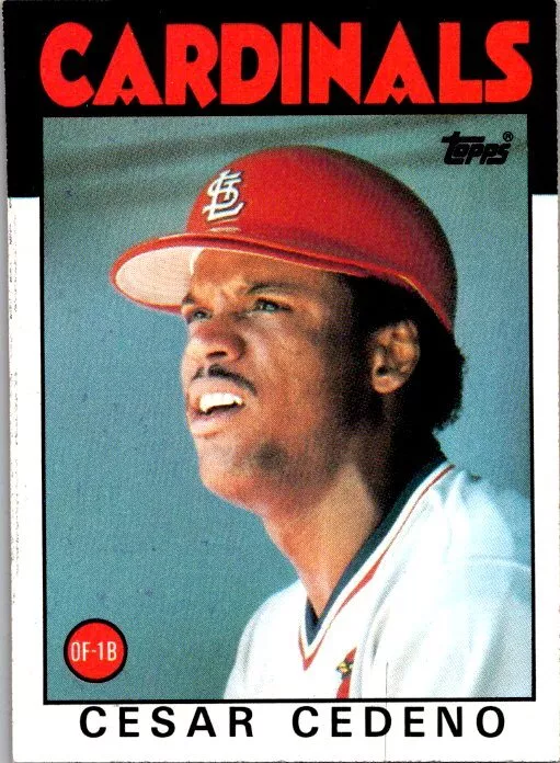 Cesar Cedeno trading card