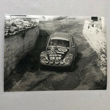 Vintage Rally Racing Photo Photograph 1974 Tour De Corse Vw Volkswagen Beetle