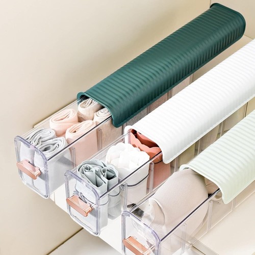 Organizer Contenitore Multiuso in plastica con coperchio a Parete JK-21295 - Foto 2 di 4