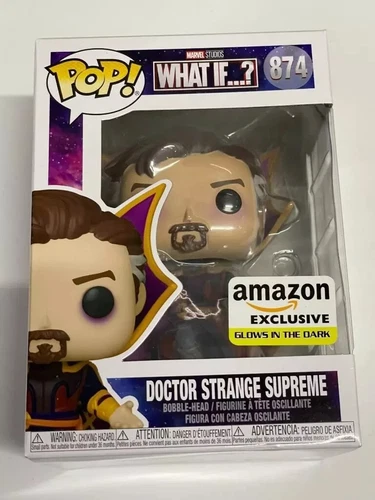 Funko POP! Marvel: What If...? - Doctor Strange Supreme GiTD Amazon 874