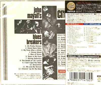 John Mayall's Bluesbreakers NEW CD(SHM-CD) 