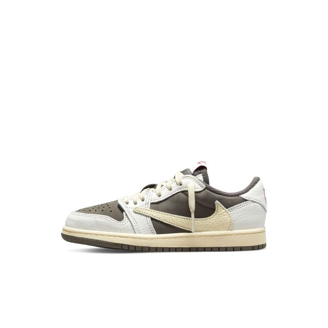 Nike (PS) Jordan 1 x Travis Scott Retro Low OG SP Sail and Nike (PS) Jordan 1 x Travis Scott Retro Low OG SP Sail and