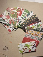 Assorted giftcard Envelopes 10pcs from a wide variety of Christmas papers