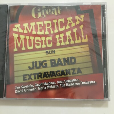 JOHN SEBASTIAN (and others) featured on ''Jug Band Extravaganza'' New Sealed CD