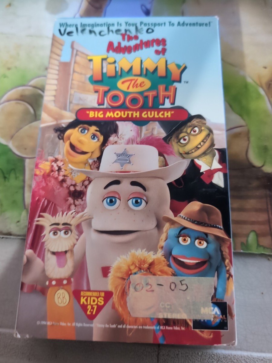 Timmy The Tooth Big Mouth Gulch VHS VCR Video Tape Used Movie | eBay