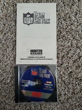 NFL Team Fan Pack Hunter Media CD-ROM e manuale 1997