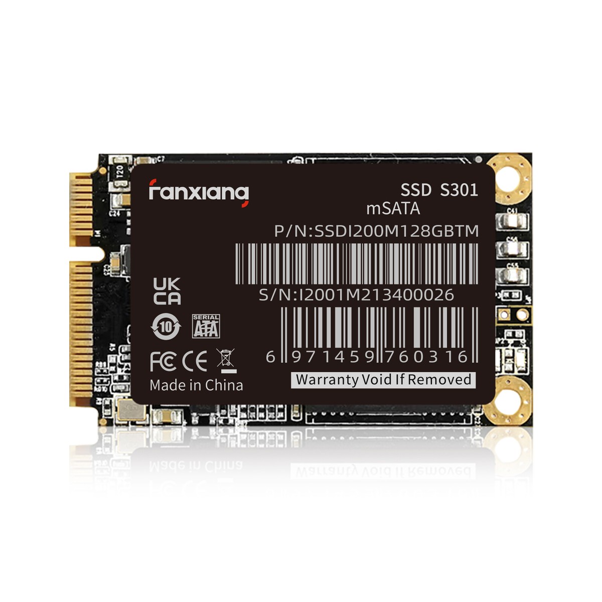 Fanxiang 1/5/10Pcs MSATA SSD 256GB 512GB 1TB 2TB TLC Internal Hard
