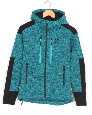 REVOLUTION RACE Tornado Hood Jacket Women Size S / 36 Full Zip Knit