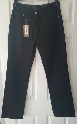 Burberry blue label black straight leg 