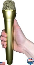 Fake Microphone Prop Toy for Lipsyncing, Costumes, Photos, Concerts, Festival