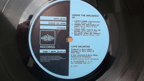 Love Unlimited-Under The Influence Of...Orig. Pye LP (UK) Barry White - Bild 2 von 3