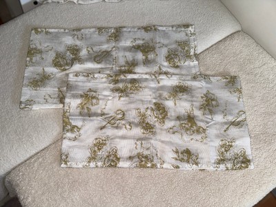 2x Elegante Schmale Tischläufer - Weiß/Gold von Tchibo - Neu!