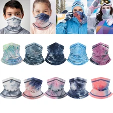 Winter Neck Warmer Ski Fleece Windproof Face Scarf Cover Mask for Adults Kids