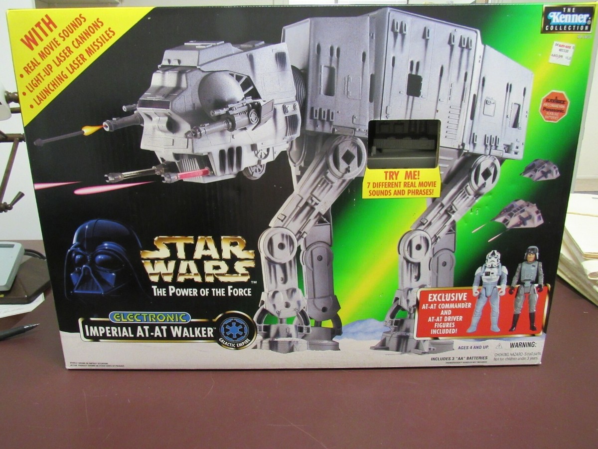 SF・ファンタジー・ホラー Star Wars Imperial AT-AT Walker Star Wars Imperial At-At Walker (Electronic 1997) with Two