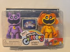 Poppy Playtime Smiling Critters CatNap DogDay Figure Set w/ TV Accessory New
