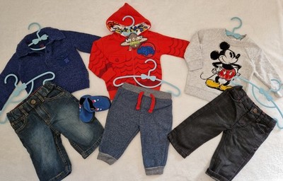 Winter Frühling Disney H&M 7x Paket Baby Junge Hoodie Hose Outfits Set 3/6 Monate