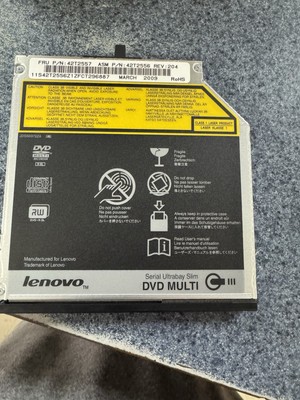 Lenovo 42T2545 ThinkPad DVD Burner Ultrabay Slim Drive (Serial ATA), OPT 43N3214