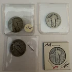 90% Silver Quarter Lot $1.00 FACE +++++++++++++++ (4) Standing Liberty Quarters
