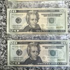 ***Uncirculated 2017 $20 Dollar Bills Sequential Notes  LOT of 5 STAR NOTES ***6 — photo 2