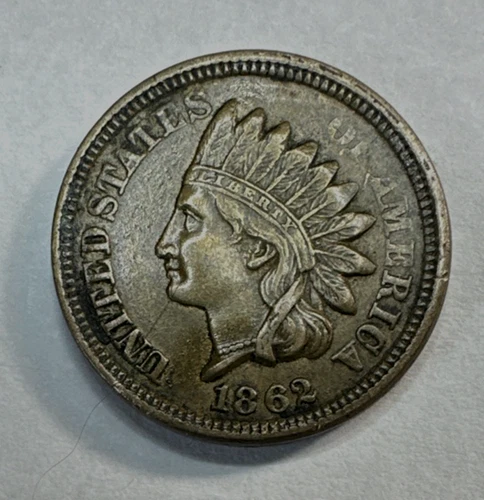 1862 Indian Head Penny XF+ 702