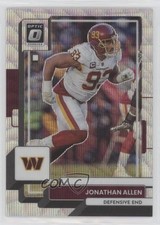 2022 Panini Donruss Optic Wave Prizm 166/300 Jonathan Allen #198 11oq