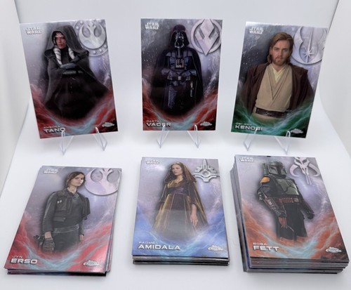 2025 Topps Chrome Star Wars Costco Exclusive Complete Base Set #1-50